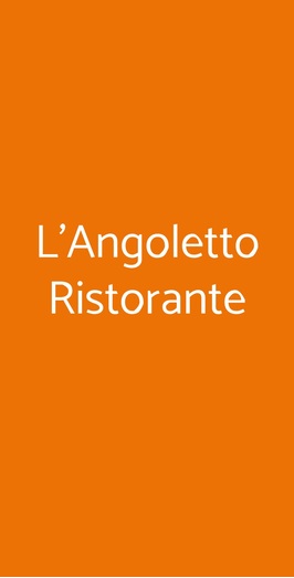 L'angoletto Ristorante, Civitavecchia