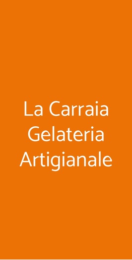 La Carraia Gelateria Artigianale, Roma