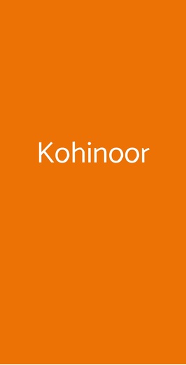 Kohinoor, Roma