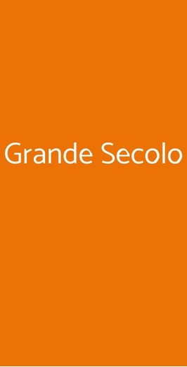 Grande Secolo, Roma