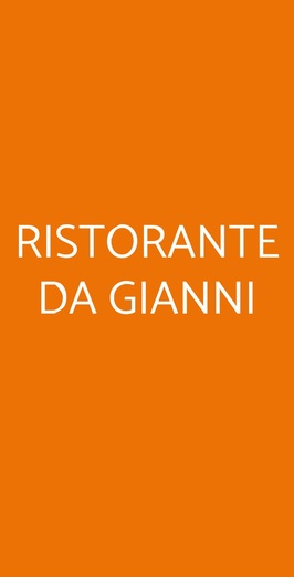 Ristorante Da Gianni, Roma