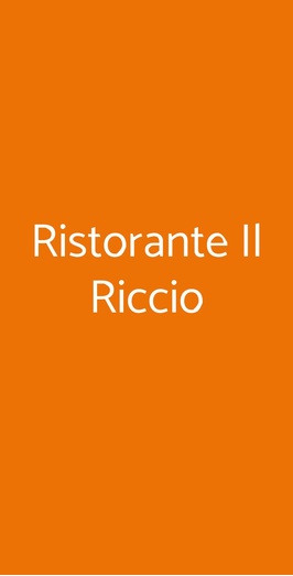 Ristorante Il Riccio, Anzio