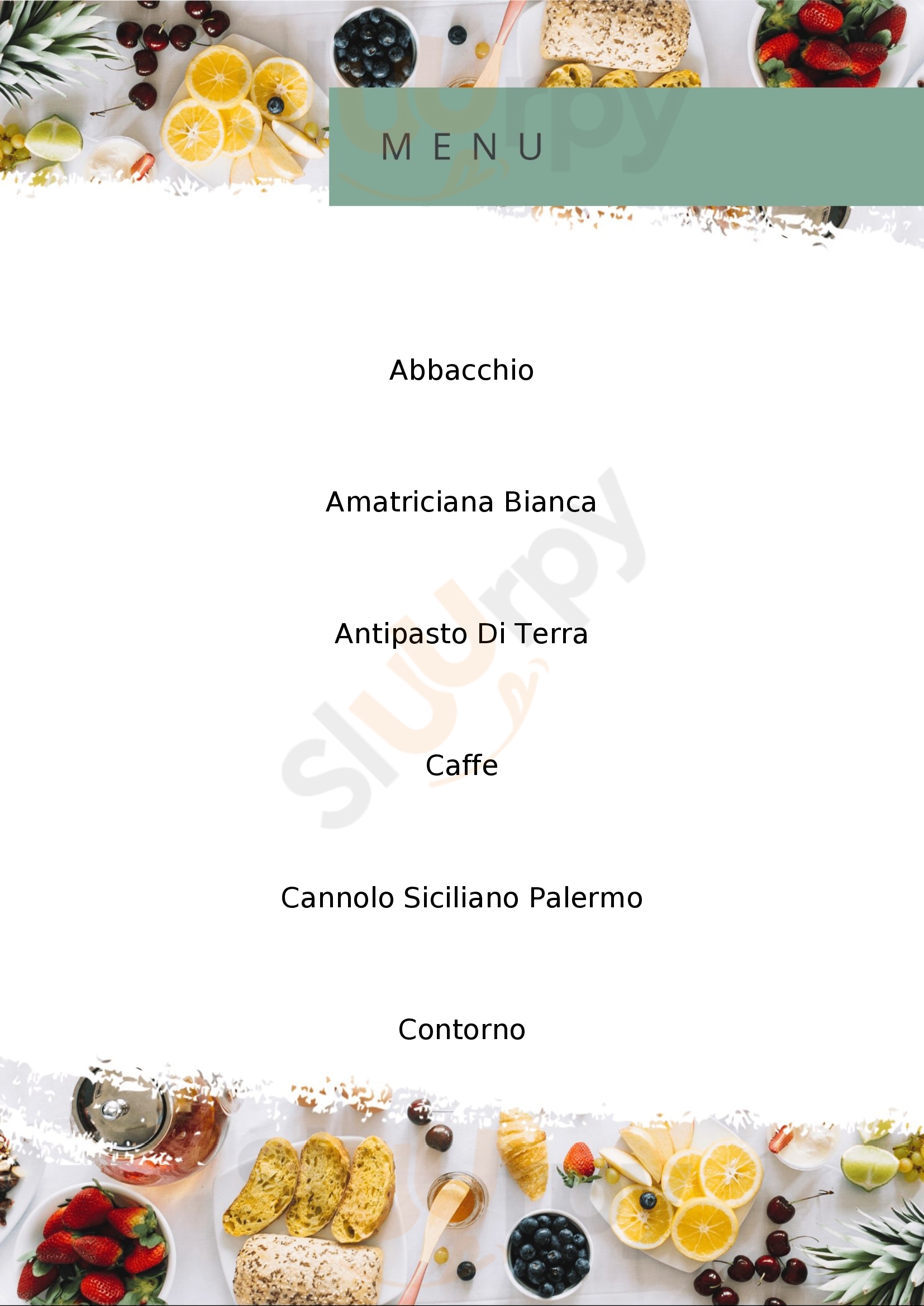 Ristorante Tramontana Allumiere Menu - 1