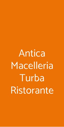 Antica Macelleria Turba Ristorante, Rivolta d'Adda