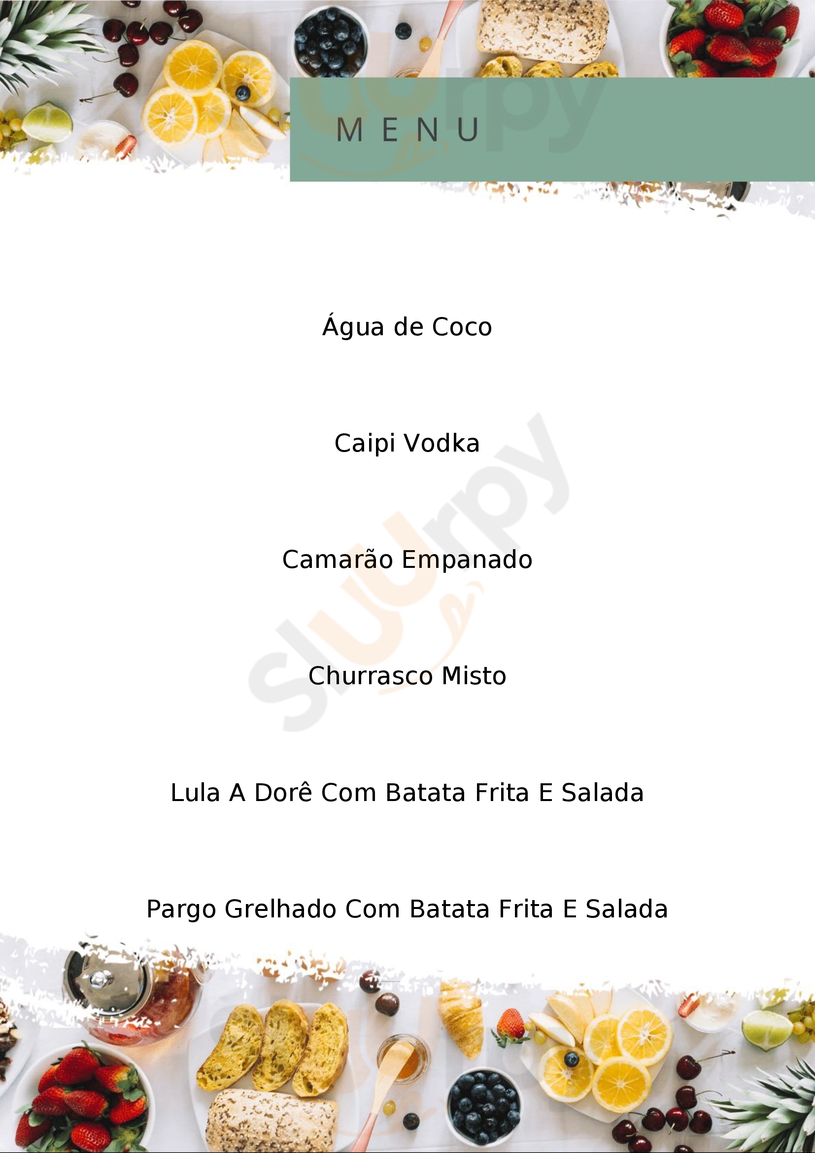 Chico's Bar Armação dos Búzios Menu - 1