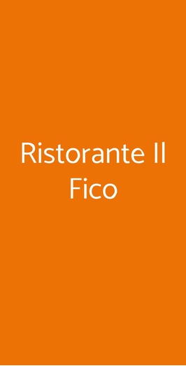 Il Fico Ristorante, Roma