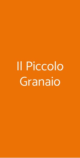 Il Piccolo Granaio, Roma