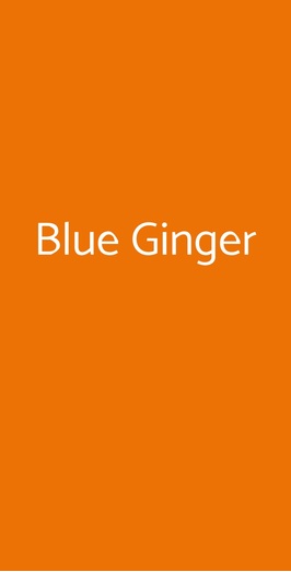 Blue Ginger, Milano