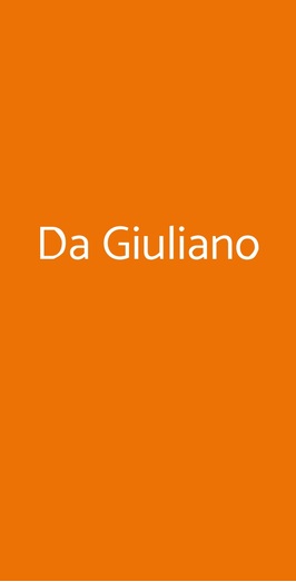 Pizzeria Da Giuliano, Milano