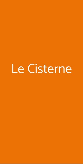 Le Cisterne, Chiavari