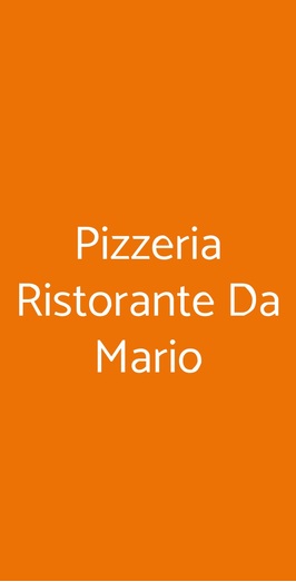 Pizzeria Mario, Savona