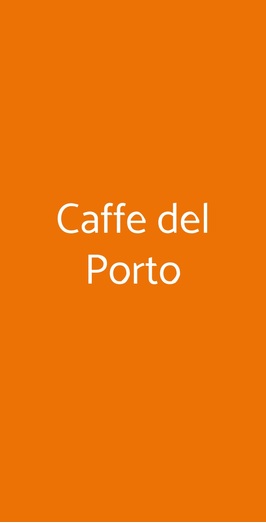 Caffe' Del Porto, Santa Margherita Ligure