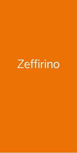 Zeffirino, Genova