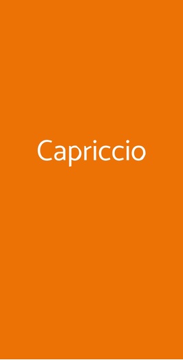 Ristorante Pizzeria Capriccio, Milano