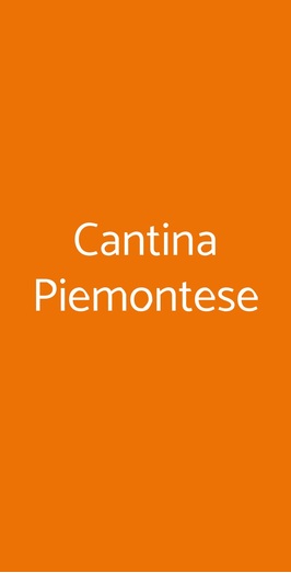 Cantina Piemontese, Milano