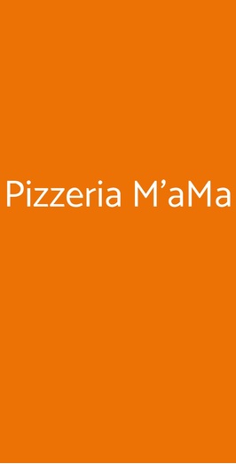 Pizzeria M'ama, Chiavari