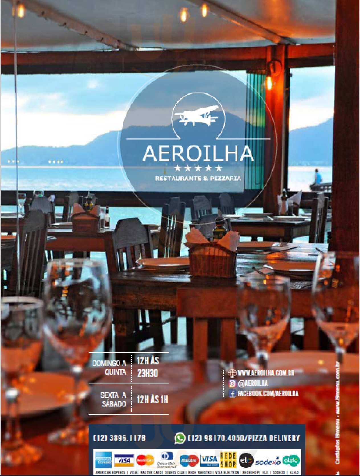 Aeroilha Estado de São Paulo Menu - 1