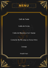 Panificadora Lisboa menu