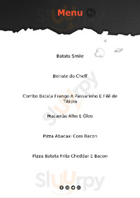 A Fornalha Robert's Pizzaria menu
