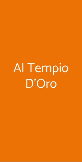 Al Tempio D'oro, Milano