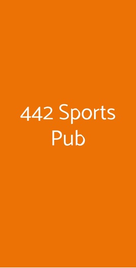 442 Sports Pub, Milano