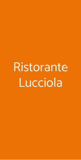 Ristorante Lucciola, Santo Stefano al Mare