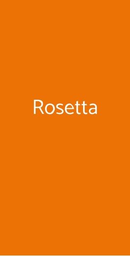 Ristorante Vegano Rosetta, Genova