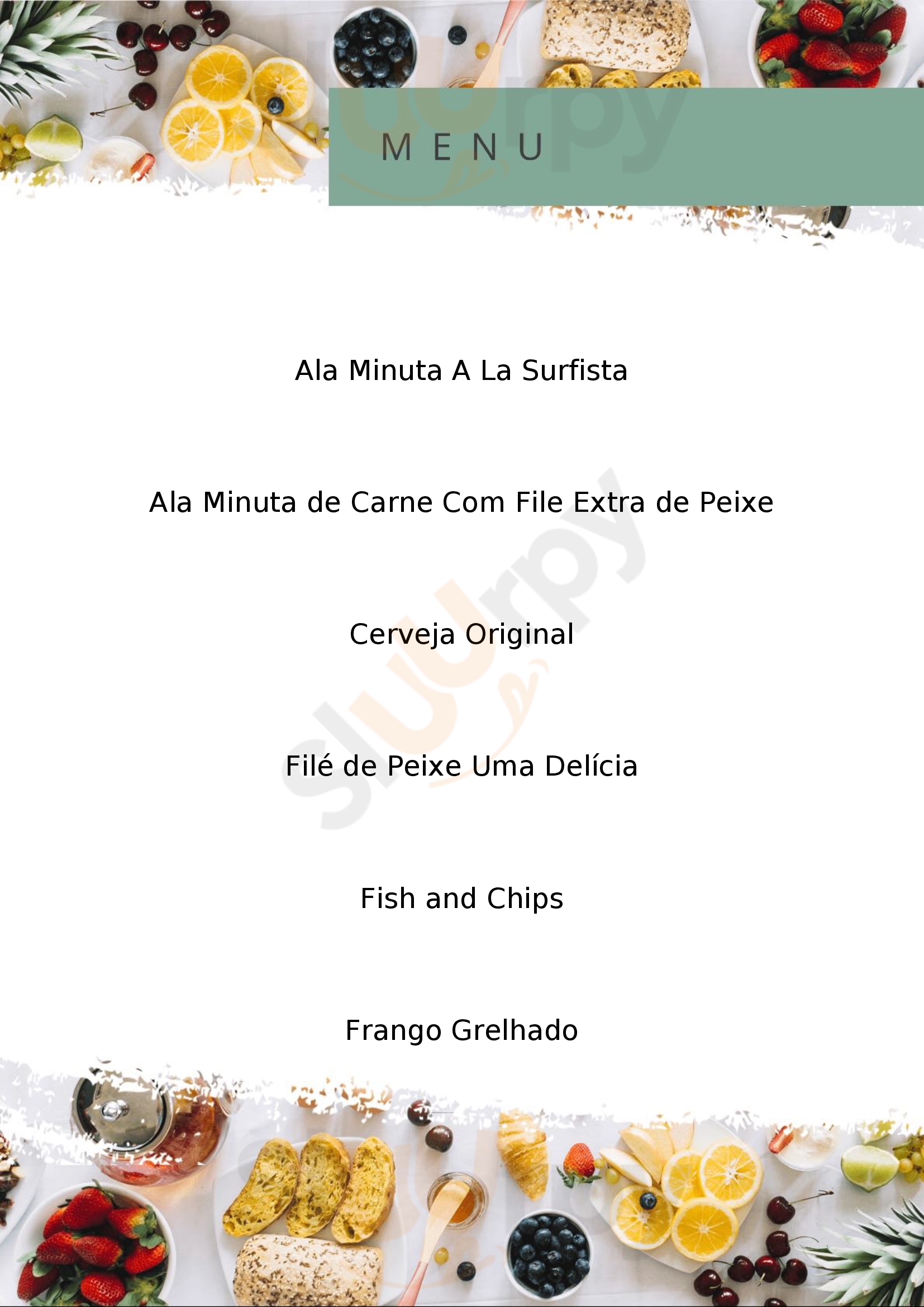 Oásis Do Alemão Nei Torres Menu - 1