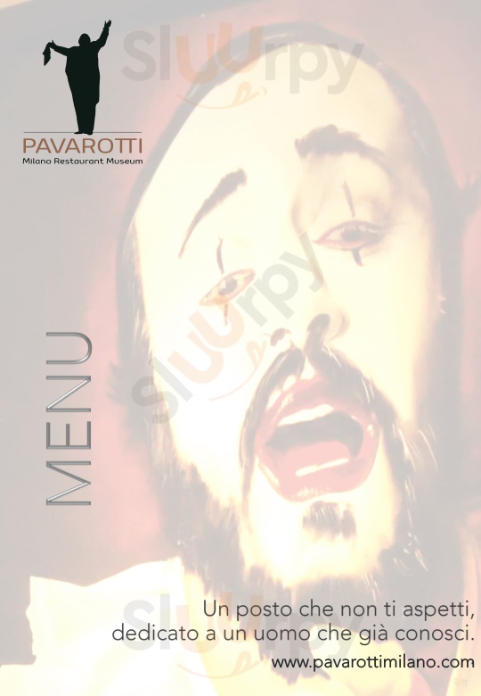 Pavarotti Milano Restaurant Museum Milano Menu - 1