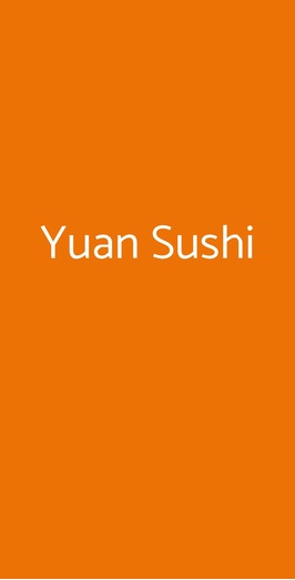 Ristorante Yuan Sushi, Legnano