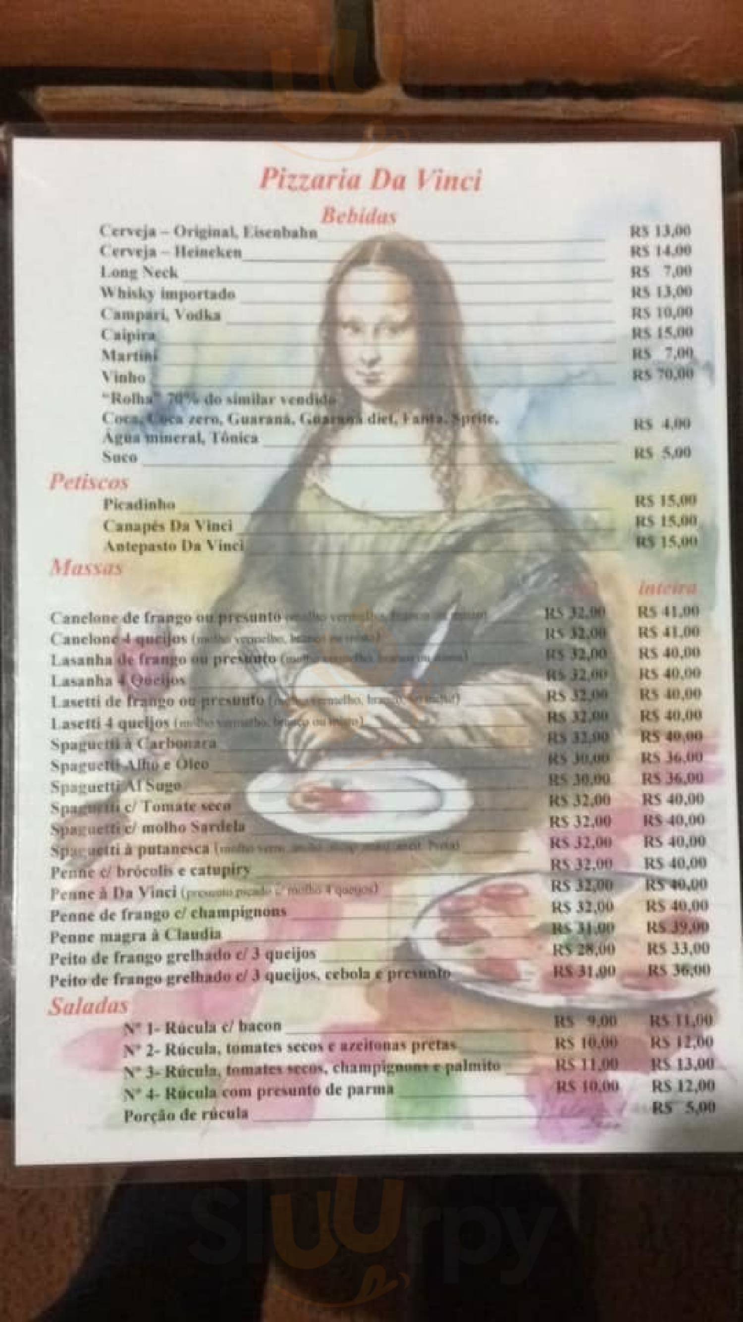 Pizzaria Da Vinci Alegrete Menu - 1