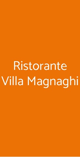 Ristorante Villa Garden, Marcallo con Casone