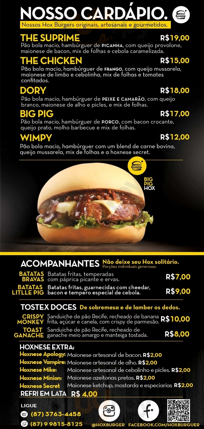 Hox Steakhouse Garanhuns Menu - 1