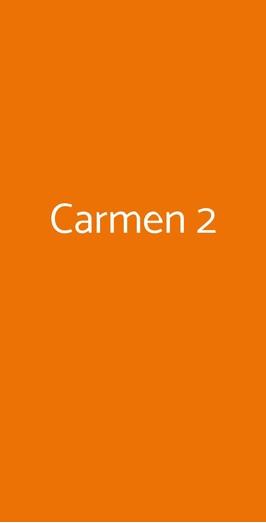 Carmen 2, Milano