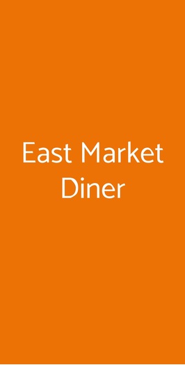 East Market Diner, Milano