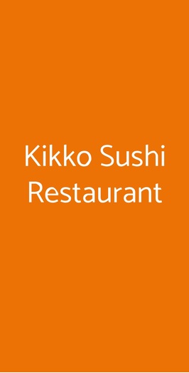 Kikko Sushi Restaurant