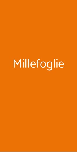 Millefoglie, Saronno