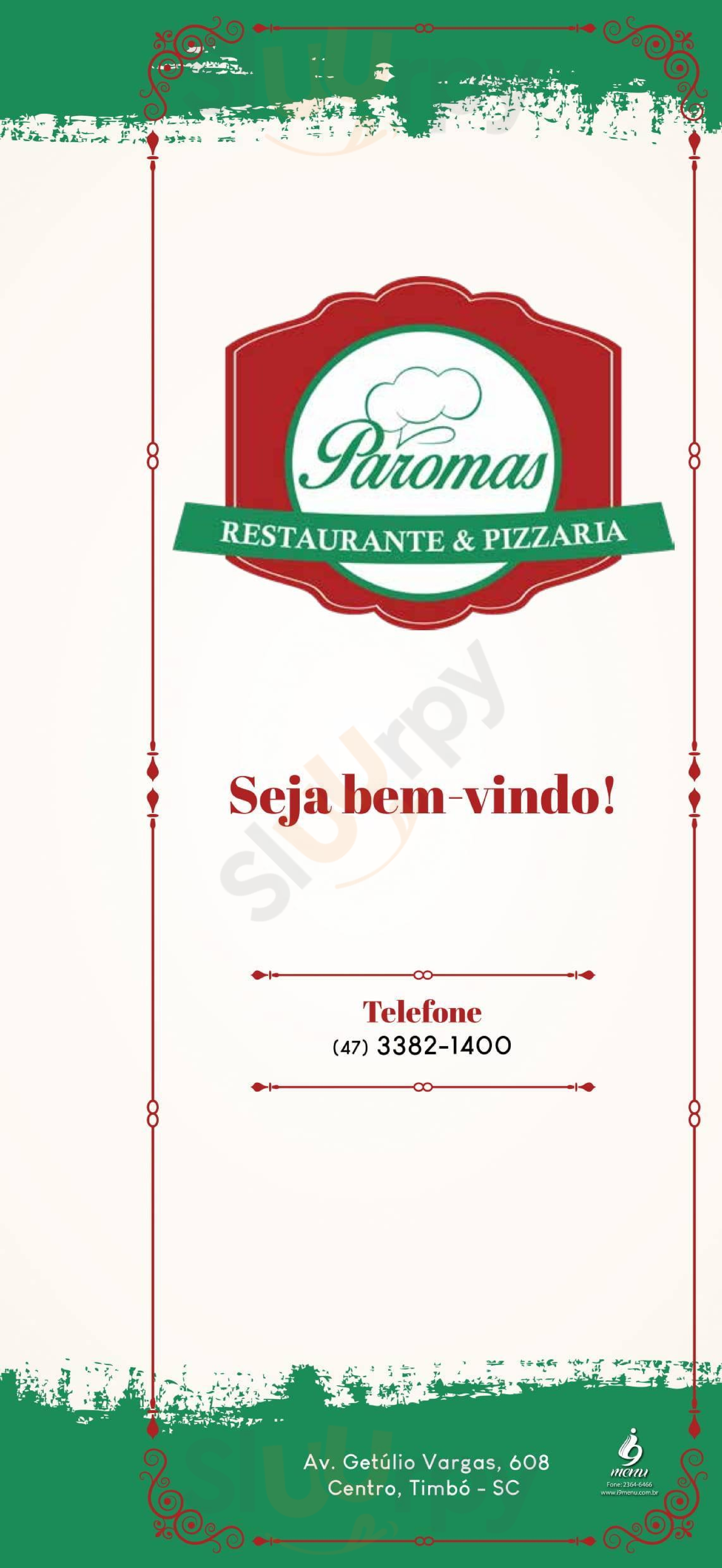 Paromas Restaurante E Pizzaria Timbó Menu - 1