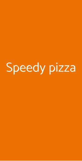 Speedy Pizza, Arese