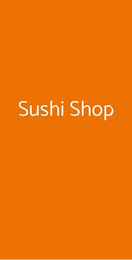 Sushi Shop, Milano