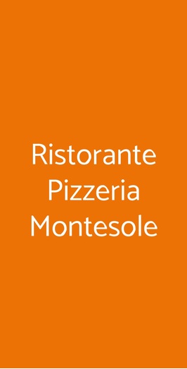 Ristorante Montesole, Porto Valtravaglia