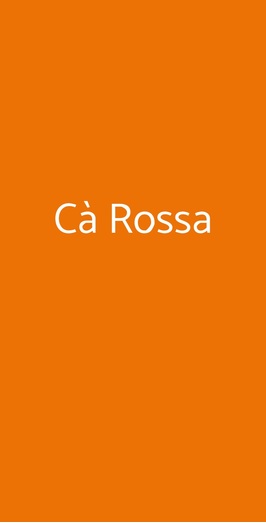 Cà Rossa, Ostiglia