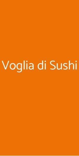 Voglia Di Sushi, Rho