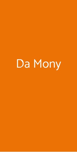 Da Mony, Milano