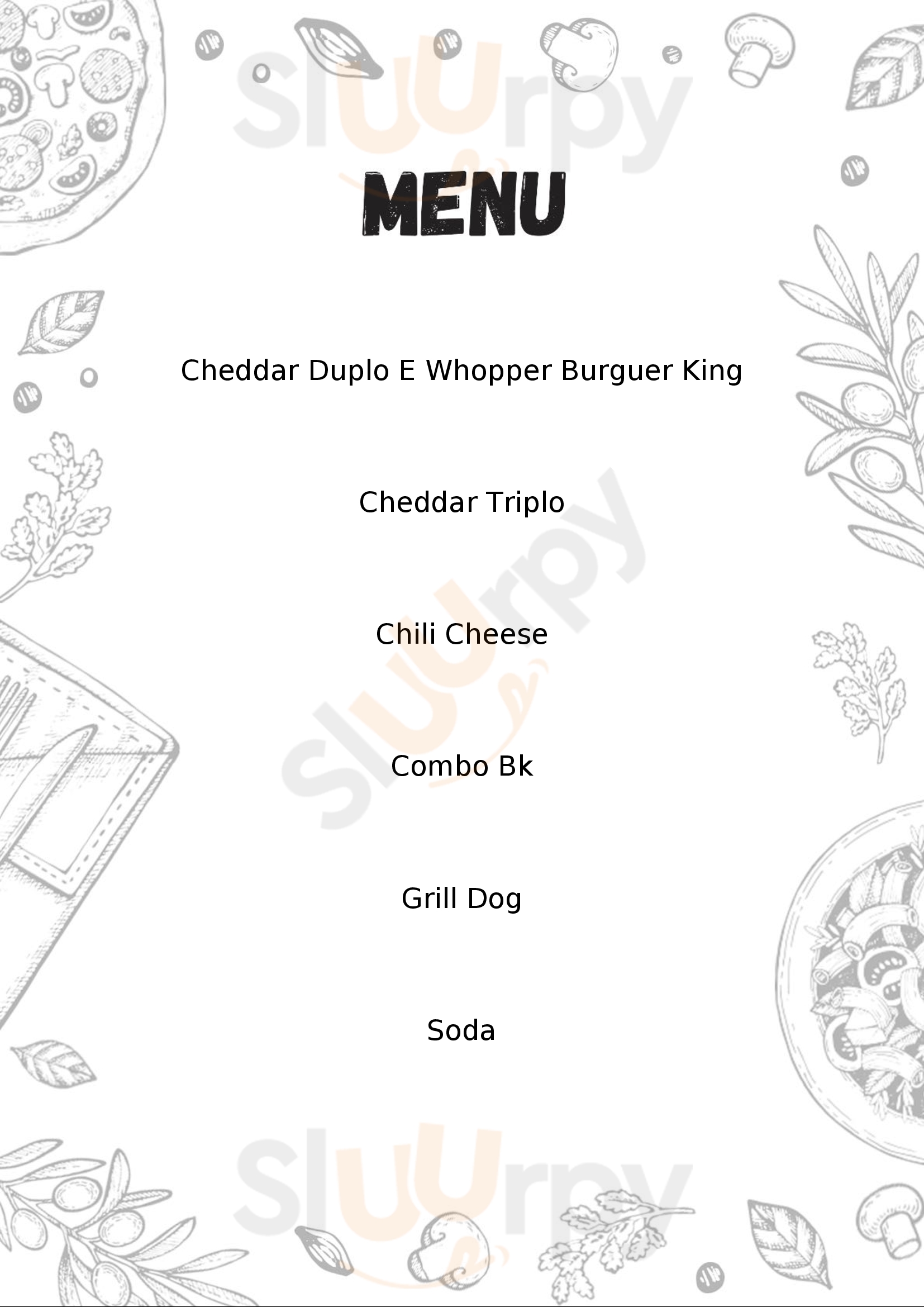 Burger King Camboriú Menu - 1