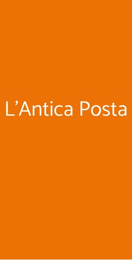 Antica Posta, Corsico