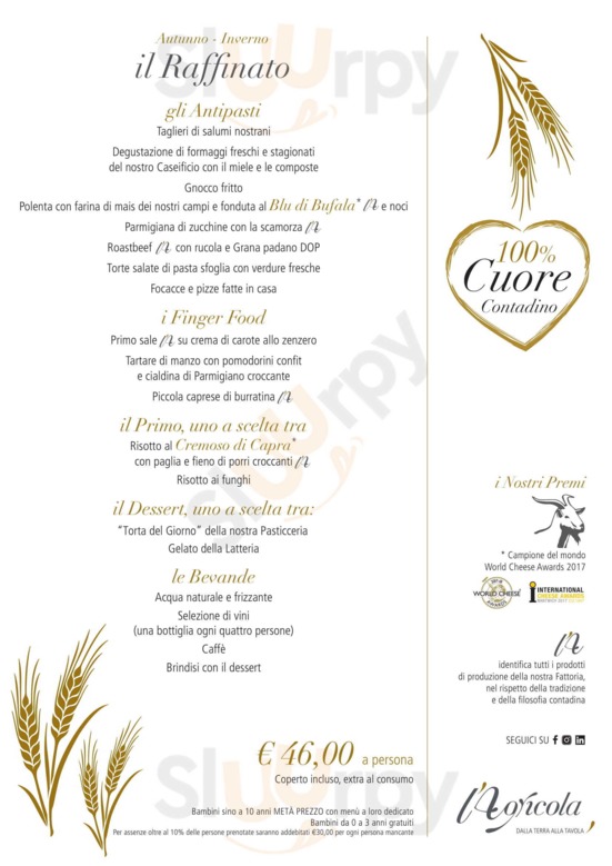 Menu stagionale