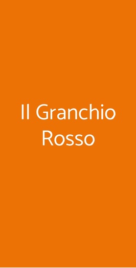 Il Granchio Rosso, Milano