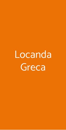 Locanda Greca, Milano