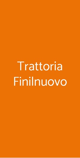 Trattoria Finilnuovo, Ghedi